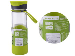 探索健康新時(shí)尚 Migo享悅便攜無鉛玻璃水瓶 550ml